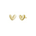 Tiger Tree Philia Heart Stud Earrings - Gold | Koop.co.nz