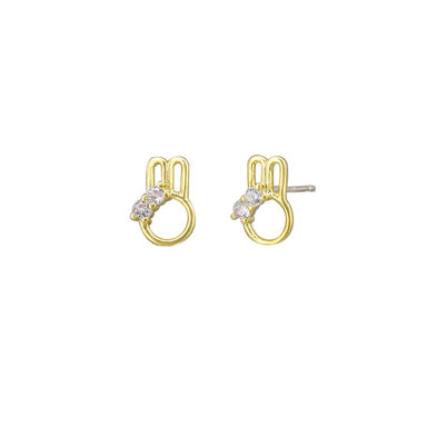 Tiger Tree Winnie Gold Stud Earrings | Koop.co.nz