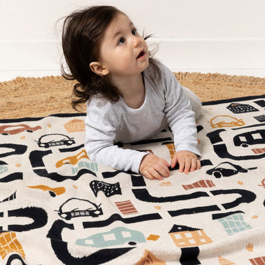 Indus Design Baby Blanket – Transport | Koop.co.nz