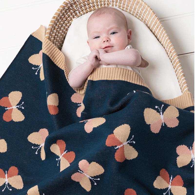Indus Design Baby Blanket – Beau Butterfly | Koop.co.nz