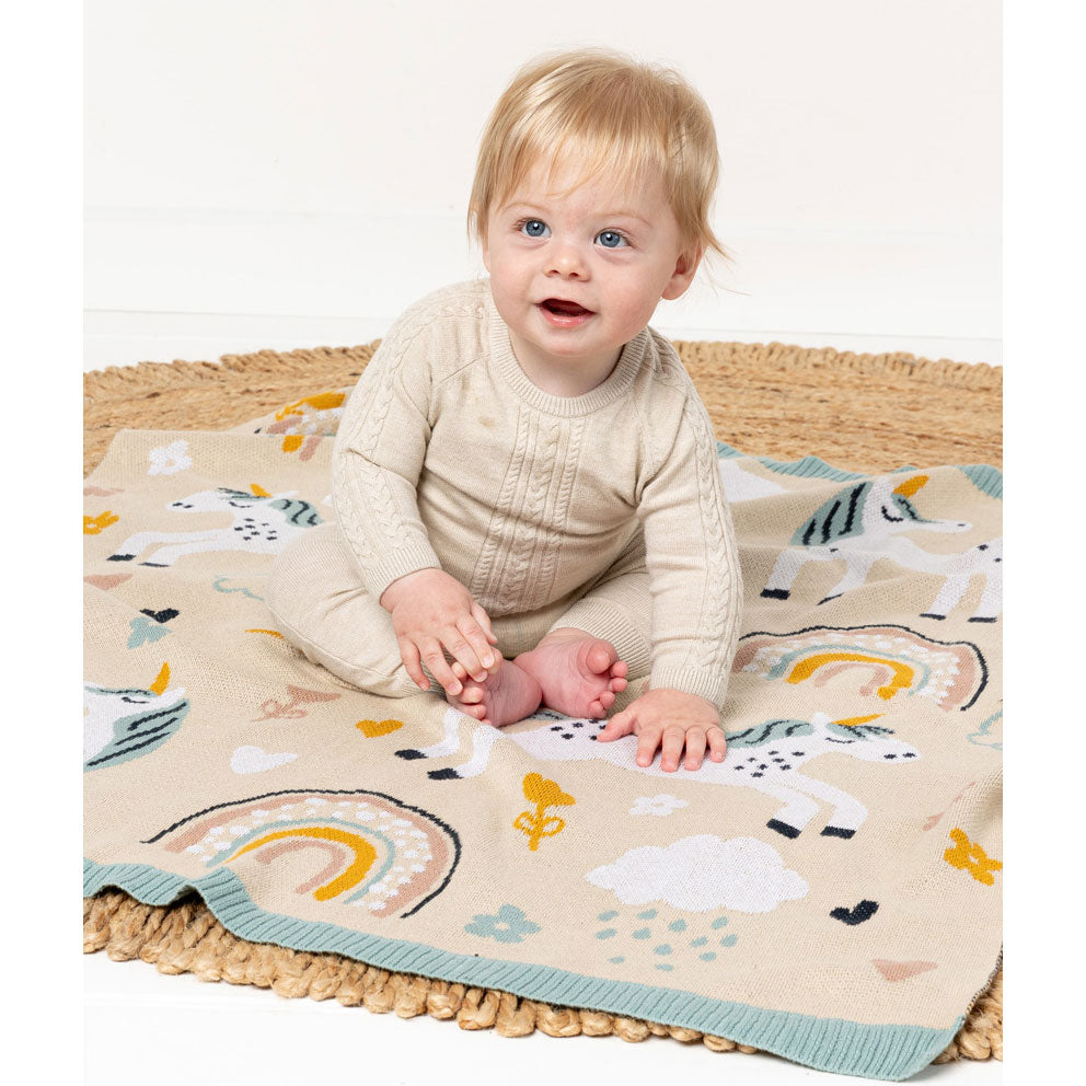 Indus Design Baby Blanket – Unicorn Magic | Koop.co.nz