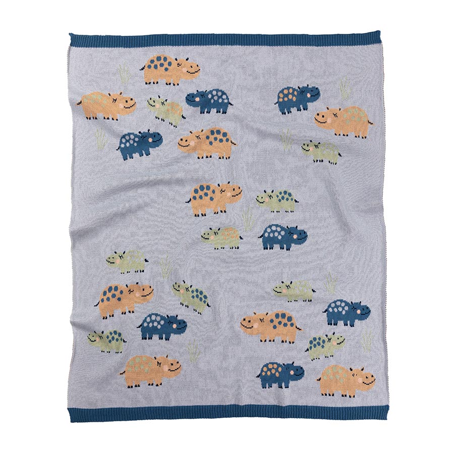 Indus Design Baby Blanket – Henry Hippo | Koop.co.nz