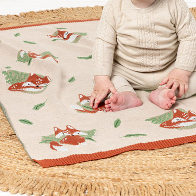 Indus Design Baby Blanket – Freddie Fox | Koop.co.nz