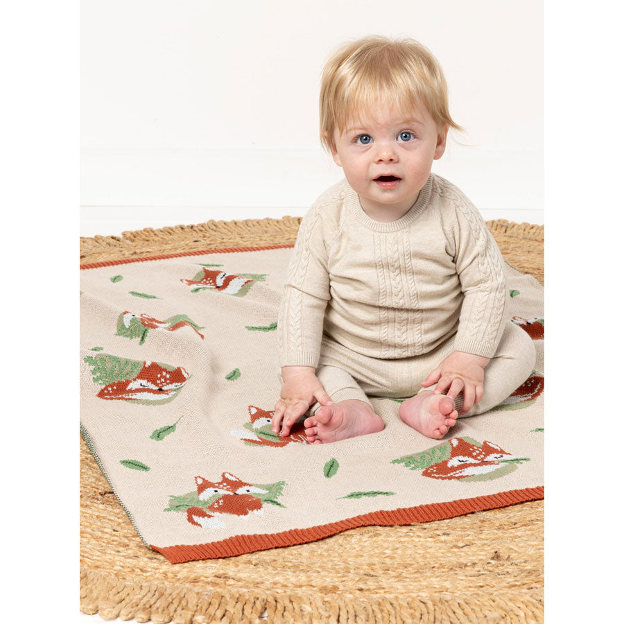 Indus Design Baby Blanket – Freddie Fox | Koop.co.nz