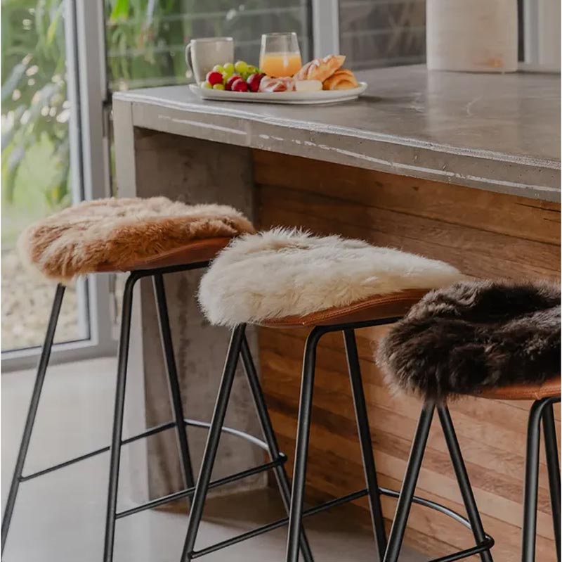 Long-Wool Sheepskin Chair Pad - Nappa
