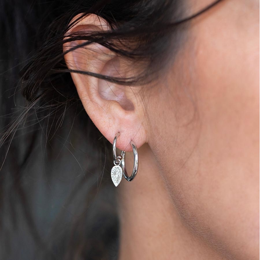Antler Silver Gracie Petite Hoop Earrings | Koop.co.nz