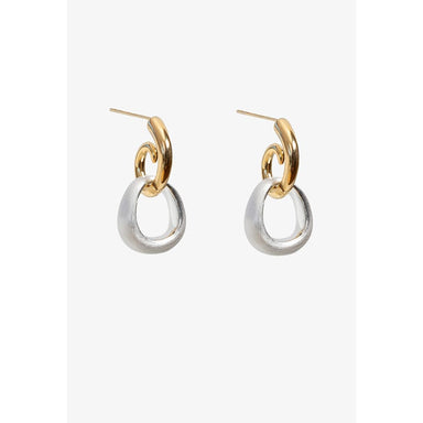 Antler Contrast Drop Earrings | Koop.co.nz