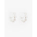 Antler Soft Wishes Silver Hoop Earrings | Koop.co.nz