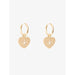 Antler Gold Lustre Heart Huggie Earrings | Koop.co.nz