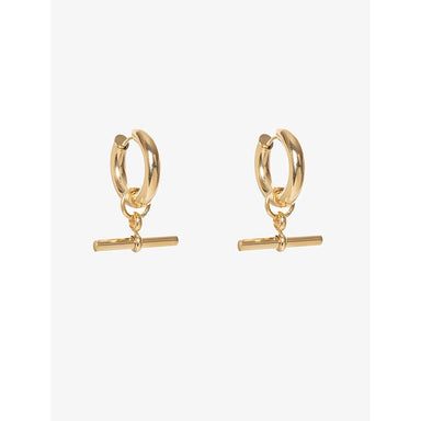 Antler Gold Fob Earrings | Koop.co.nz