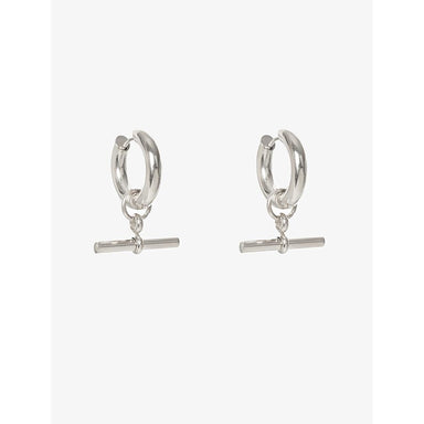 Antler Silver Fob Earrings | Koop.co.nz