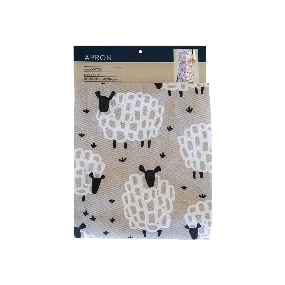 Allgifts Grey Sheep Apron | Koop.co.nz