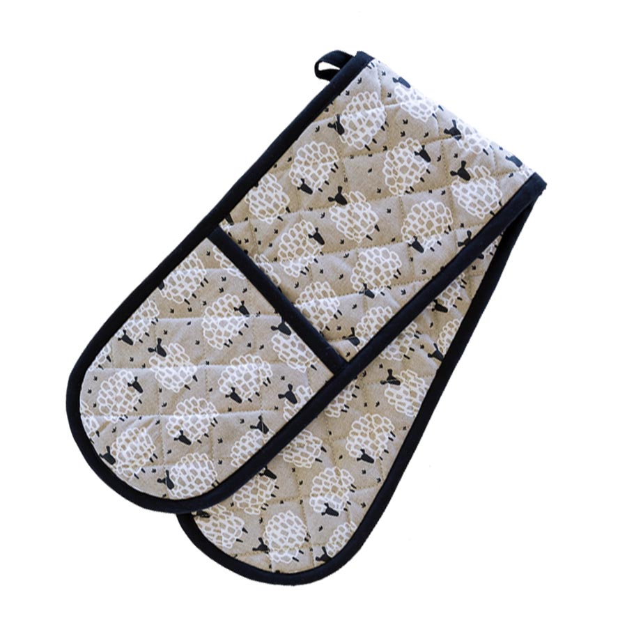 Allgifts Grey Sheep Double Oven Glove | Koop.co.nz