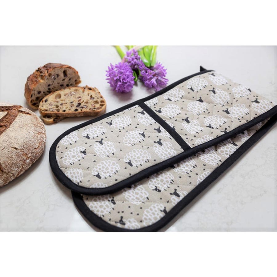 Allgifts Grey Sheep Double Oven Glove | Koop.co.nz