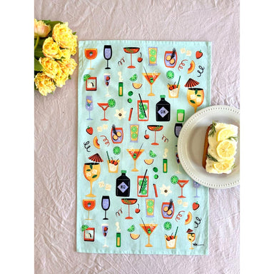 Allgifts Cocktails Tea Towel | Koop.co.nz