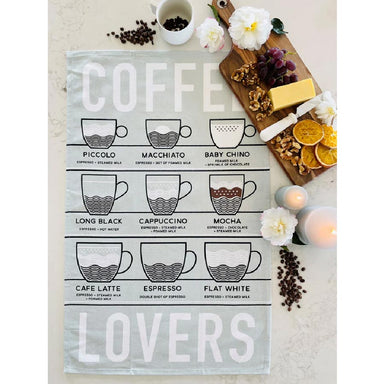 Allgifts Coffee Lovers Tea Towel | Koop.co.nz