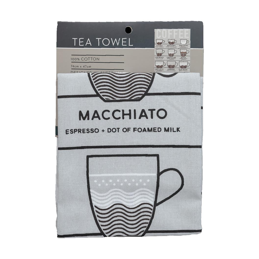 Allgifts Coffee Lovers Tea Towel | Koop.co.nz