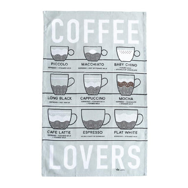 Allgifts Coffee Lovers Tea Towel | Koop.co.nz