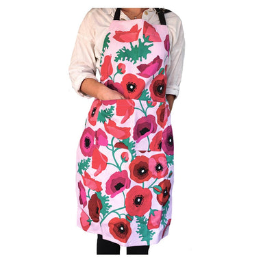 Allgifts Poppies Apron | Koop.co.nz