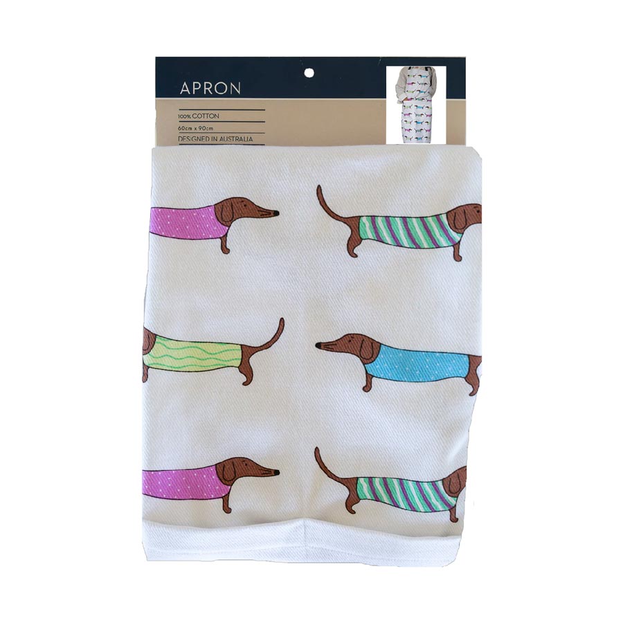 Allgifts Sausage Dog Apron | Koop.co.nz