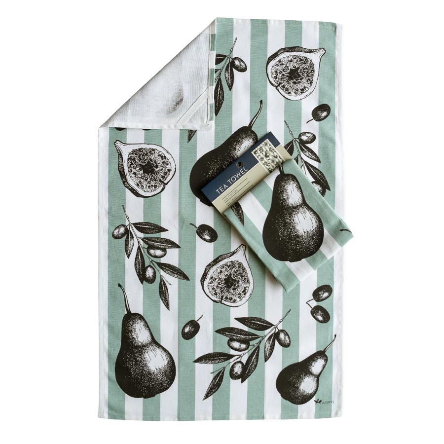 Allgifts Fig & Pear Tea Towel | Koop.co.nz