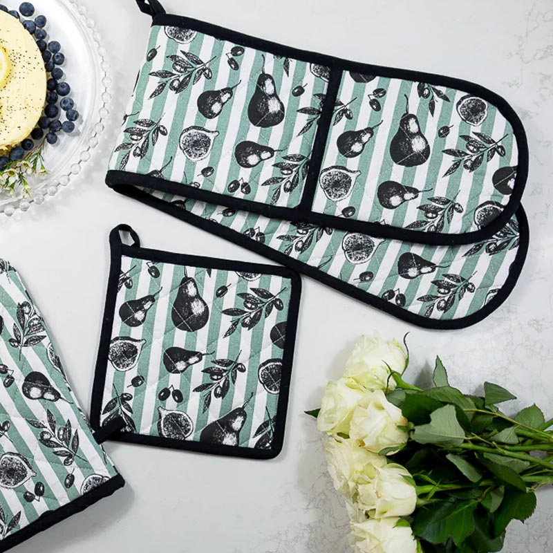 Allgifts Fig & Pear Double Oven Glove | Koop.co.nz