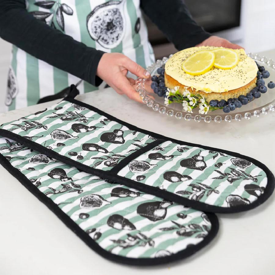 Allgifts Fig & Pear Double Oven Glove | Koop.co.nz