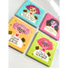 Disrupted Industries Grumpy Angel Deluxe Ceramic Coaster Set (4pc) | Koop.co.nz