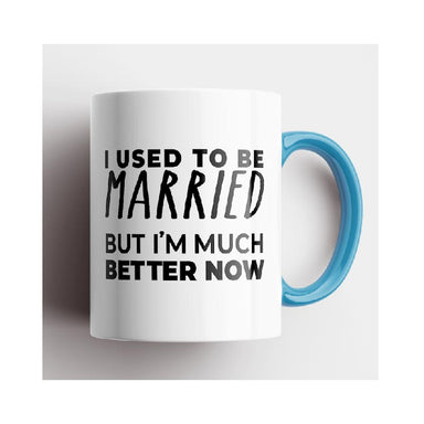 Disrupted Industries Boxed Mug - I Used To Be Married | Koop.co.nz