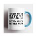 Disrupted Industries Boxed Mug - I Used To Be Married | Koop.co.nz
