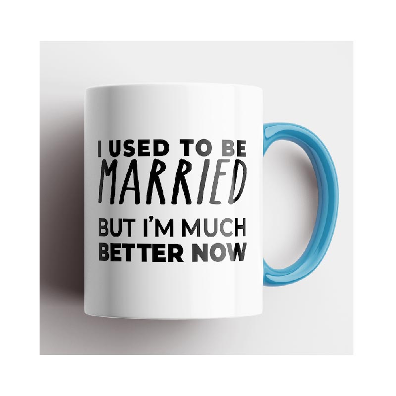 Disrupted Industries Boxed Mug - I Used To Be Married | Koop.co.nz
