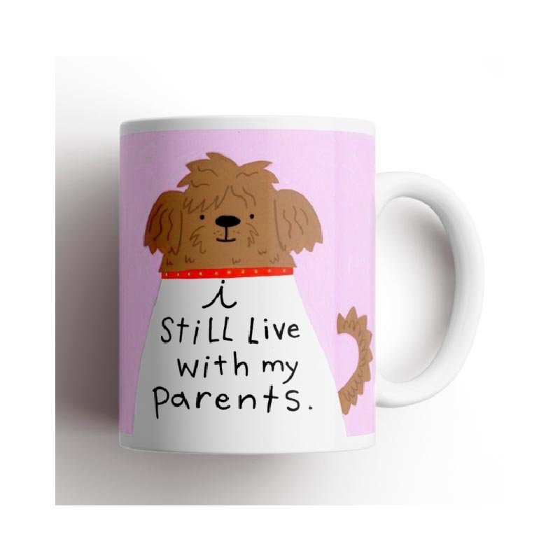 Disrupted Industries Boxed Mug - I Still Live With My Parents | Koop.co.nz