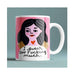 Disrupted Industries Grumpy Angel Mug - I Swear Too Fucking Much | Koop.co.nz