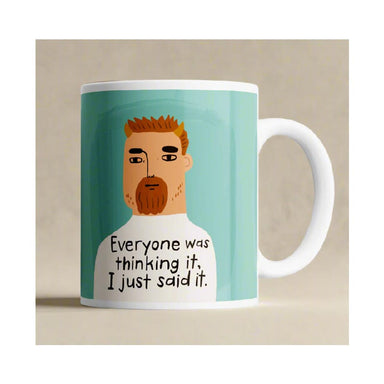 Disrupted Industries Grumpy Man Mug - Everyone Was Thinking It | Koop.co.nz