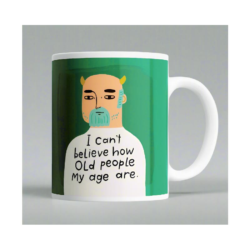 Disrupted Industries Grumpy Man Mug - I Can't Believe How Old | Koop.co.nz