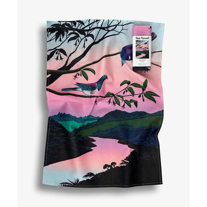 Image Vault Cotton Tea Towel - Awa Oruaiti | Koop.co.nz