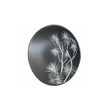 Jo Luping Small Porcelain Ti Kouka Bowl (10cm) - White On Black | Koop.co.nz