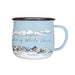 Wolfkamp & Stone NZ Mountains Enamel Mug | Koop.co.nz