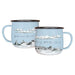 Wolfkamp & Stone NZ Mountains Enamel Mug | Koop.co.nz