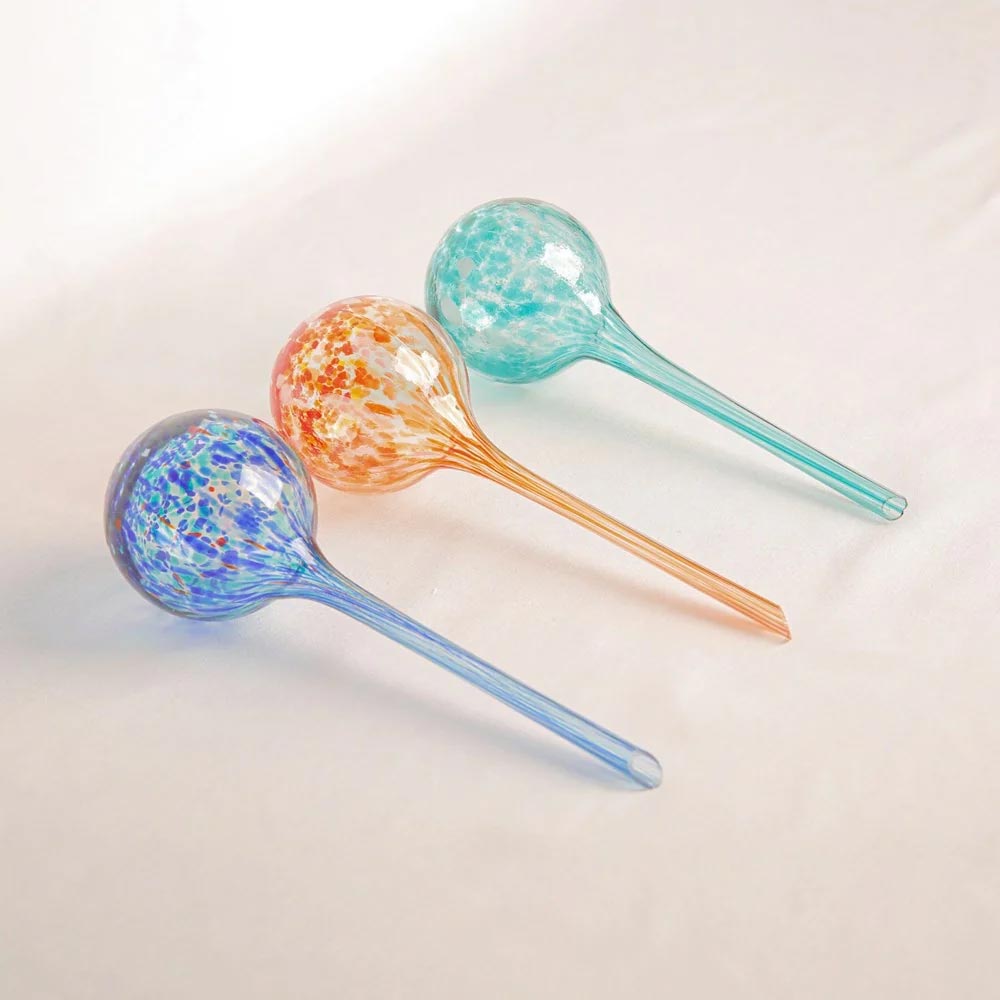 Garcia Glass Plant Watering Globe - Large Blue | Koop.co.nz