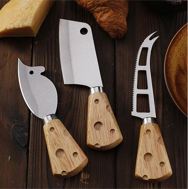 Cheese Handle Knife Set (3pc)