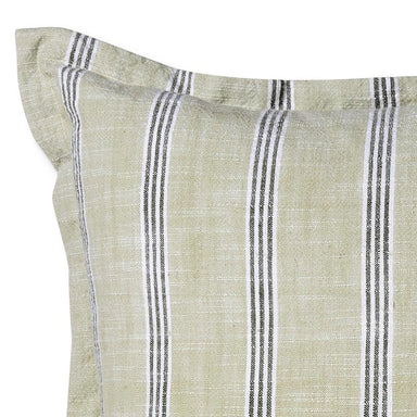Madras Link Sylvan Green Stripe Cushion Cover (50cm) | Koop.co.nz