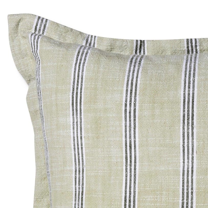 Madras Link Sylvan Green Stripe Cushion Cover (50cm) | Koop.co.nz