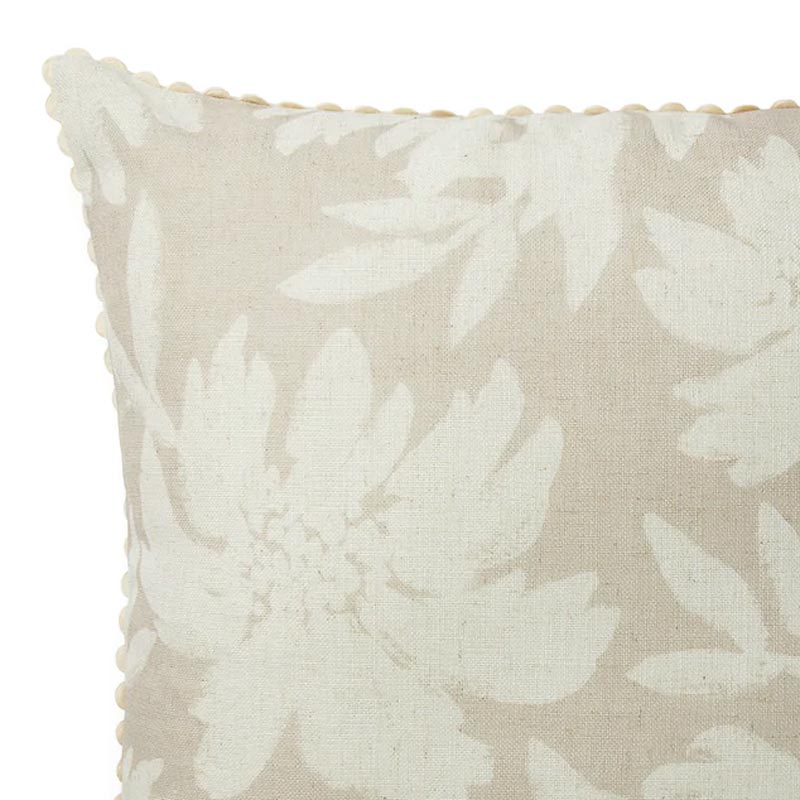 Madras Link Eve Neutral Floral Cushion Cover (50cm) | Koop.co.nz