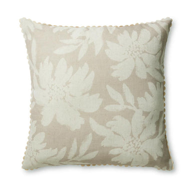 Madras Link Eve Neutral Floral Cushion Cover (50cm) | Koop.co.nz