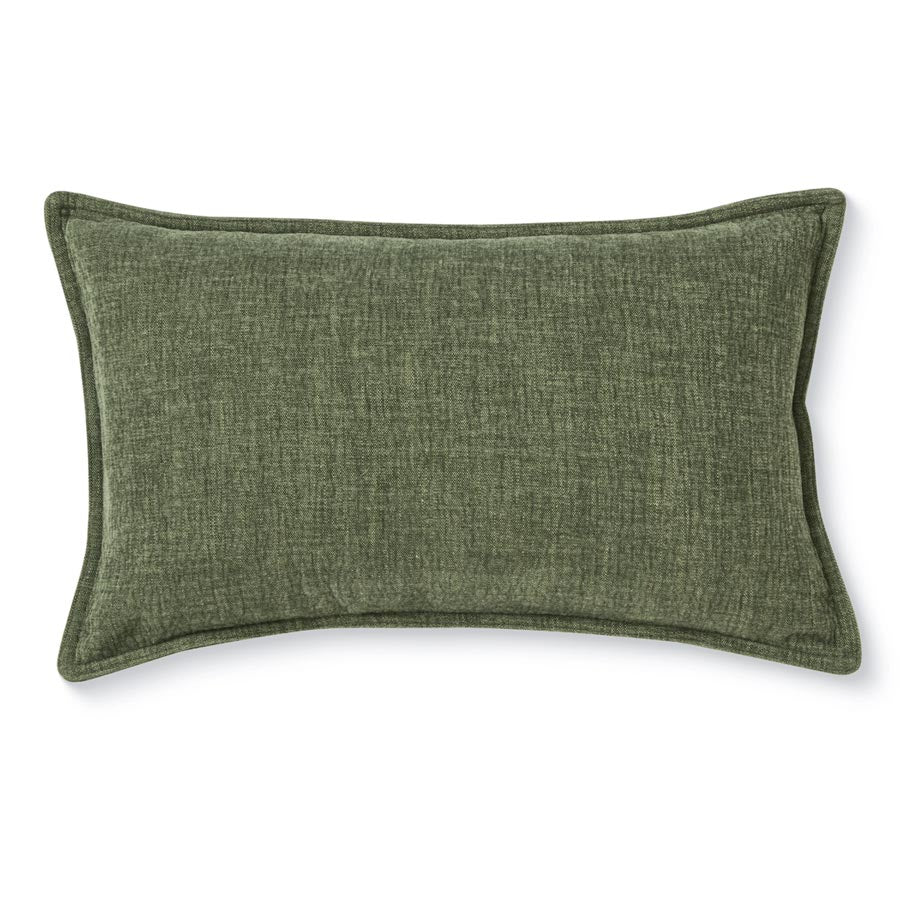 Blake Dark Green Rectangle Cushion Cover (30x50cm)