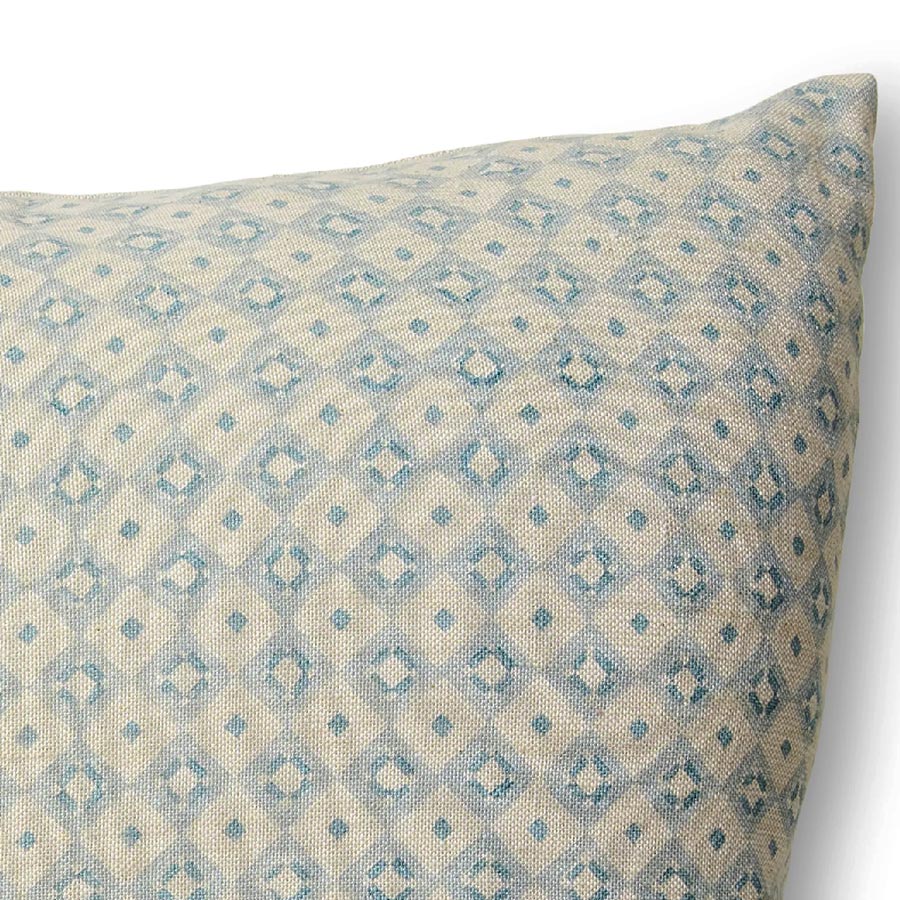 Samira Blue Diamond Cushion Cover (50cm)
