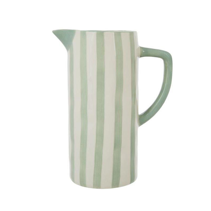 Emporium Hollis Striped Ceramic Jug | Koop.co.nz