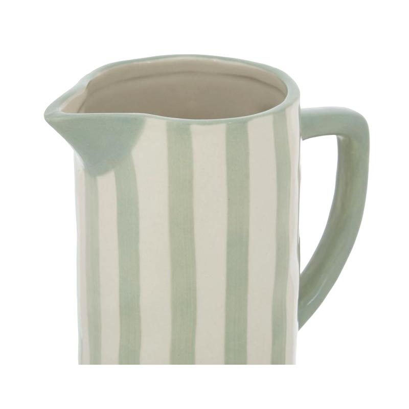 Emporium Hollis Striped Ceramic Jug | Koop.co.nz
