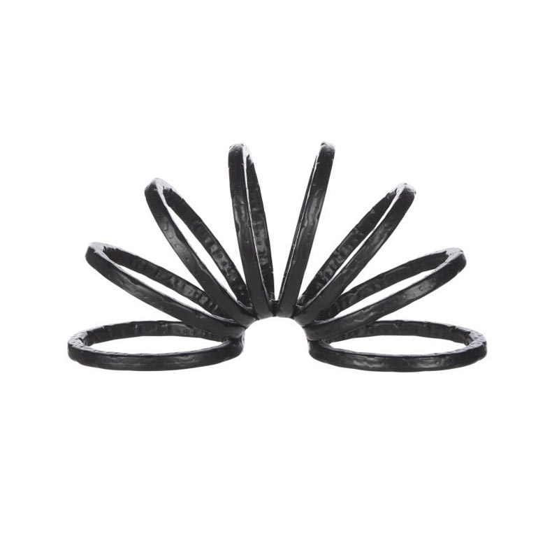 Amalfi Slinky Sculpture - Black | Koop.co.nz